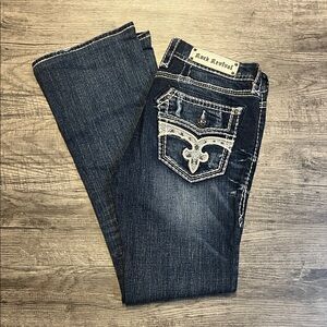 Rock Revival Women's Dark Blue Boot Cut Jeans